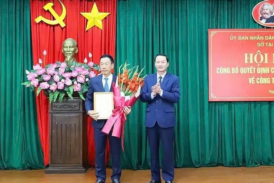Thanh Hóa: Bổ nhiệm Giám đốc Sở Tài chính