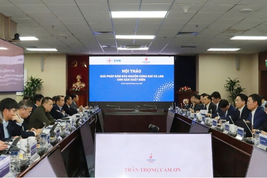 EVN và PV GAS thống nhất giải pháp đảm bảo nguồn cung khí và LNG cho sản xuất điện giai đoạn 2025-2030