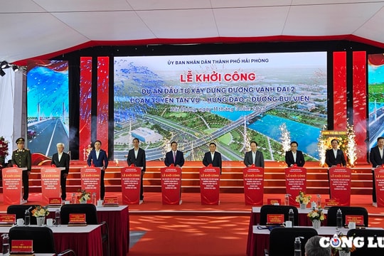 Hải Phòng khởi công công trình đường giao thông trị giá hơn 7.000 tỷ đồng