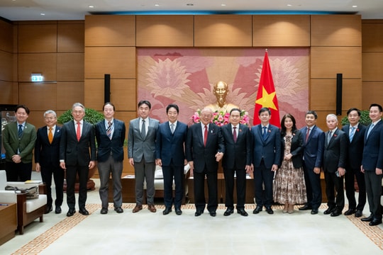 Chủ tịch Quốc hội Trần Thanh Mẫn tiếp Cố vấn đặc biệt Liên minh Nghị sĩ hữu nghị Nhật - Việt