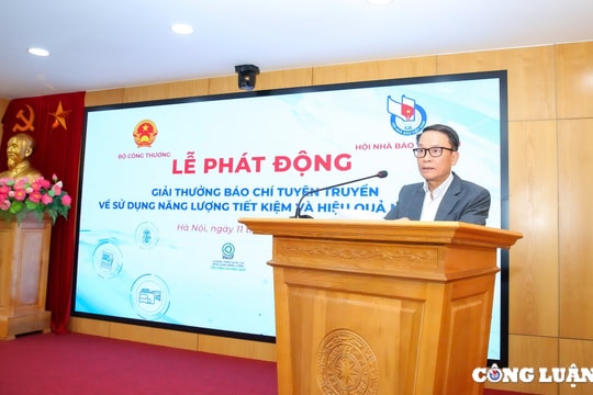 Phát động giải thưởng báo chí tuyên truyền sử dụng năng lượng tiết kiệm và hiệu quả 2025