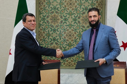 Chính quyền Syria sáp nhập Lực lượng Dân chủ Syria của người Kurd