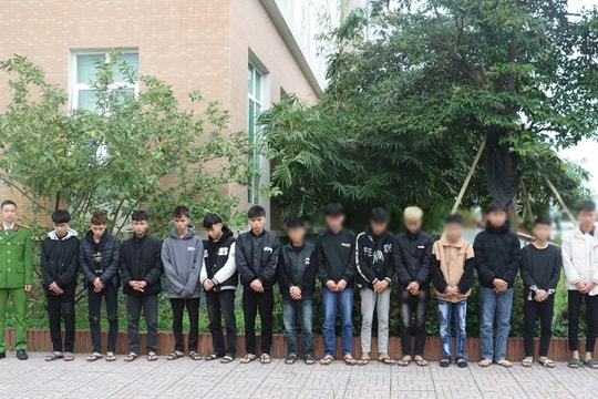 Triệu tập 21 đối tượng tham gia hỗn chiến, tạm giữ hình sự 14 người ở Nghệ An