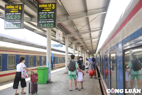 Hè 2025, ngành đường sắt chạy thêm nhiều tàu Bắc - Nam