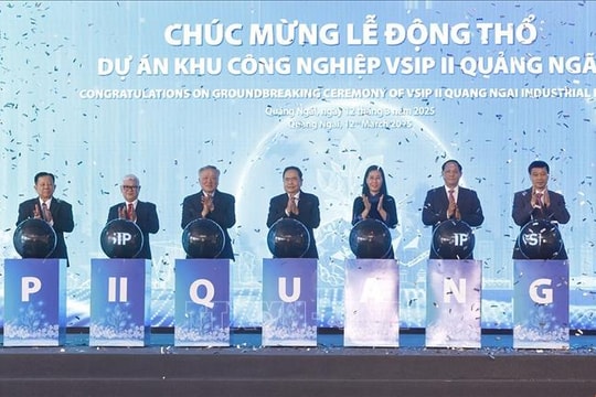 Phát triển Khu công nghiệp VSIP II Quảng Ngãi theo hướng thông minh, hiện đại và bền vững