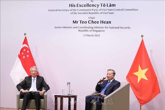 Tổng Bí thư Tô Lâm phát biểu chính sách tại Trường Chính sách công Lý Quang Diệu