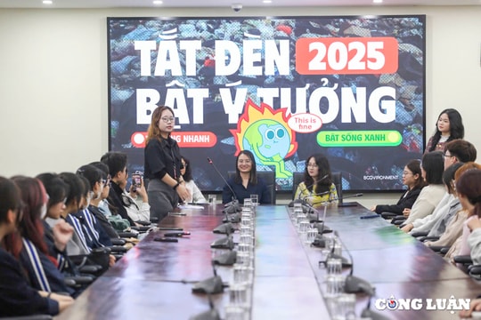 Dự án "Tắt đèn Bật ý tưởng" năm 2025: Rác thải và rác là tài nguyên