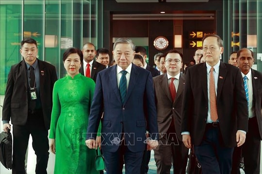 Tổng Bí thư Tô Lâm kết thúc tốt đẹp chuyến thăm chính thức Singapore