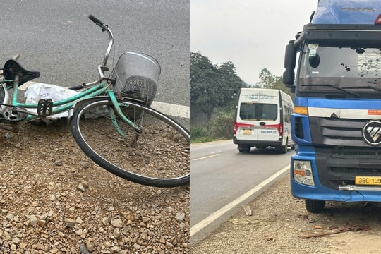 Thanh Hoá: Va chạm với xe tải khiến 1 người tử vong