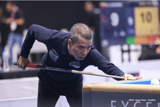 Quyết Chiến và Phương Vinh vào bán kết giải billiard đồng đội thế giới