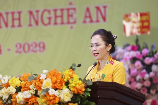 Đồng chí Võ Thị Minh Sinh giữ chức Phó Bí thư Tỉnh ủy Nghệ An