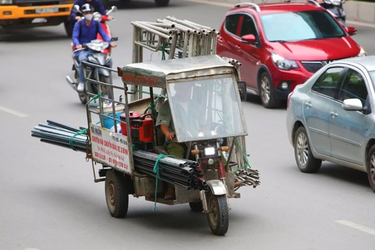 Hà Nội: Xử lý nghiêm xe ba bánh tự chế gây mất an toàn, tai nạn giao thông