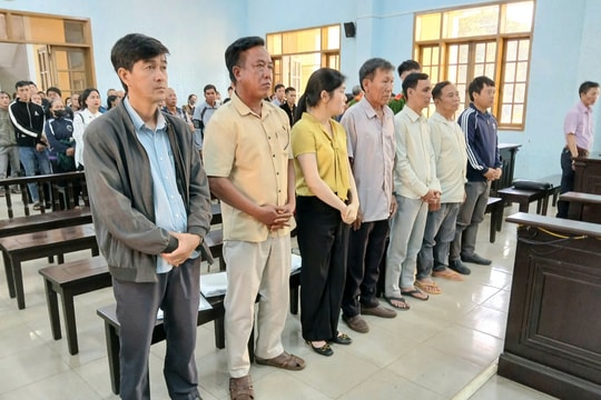 Gia Lai: Hoãn phiên tòa xét xử giàn cán bộ liên quan đến sai phạm tại dự án hồ thủy lợi Ia Mơr