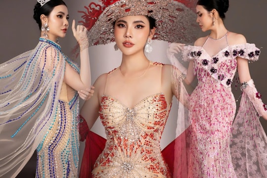 Á hậu Kim Khoẻ: “Nàng thơ” trong BST dạ hội của nhà thiết kế Tommy Nguyễn