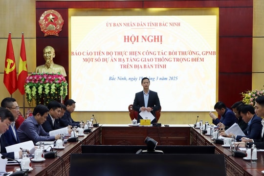 Bắc Ninh: Tháo gỡ vướng mắc công tác giải phóng mặt bằng 3 dự án giao thông trọng điểm