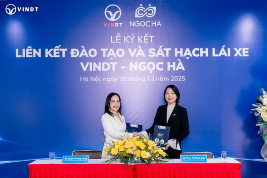 VinDT – Trường trung cấp Ngọc Hà liên kết đào tạo lái xe bằng xe điện, nâng cao trải nghiệm cho học viên tại Hà Nội