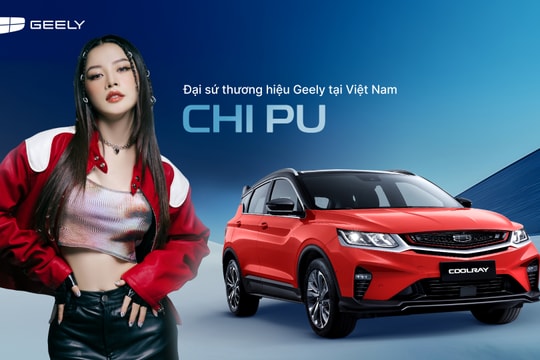 Chi Pu trở thành Đại sứ thương hiệu của hãng xe Geely tại thị trường Việt Nam