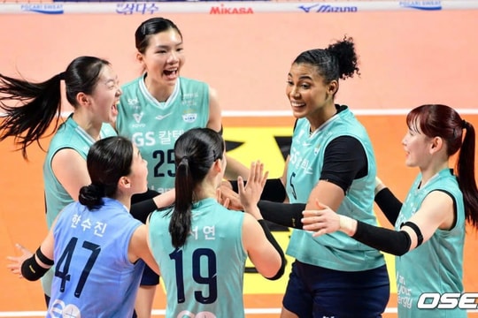 Phụ công Bích Thủy chia tay bóng chuyền Hàn Quốc bằng chiến thắng tuyệt đối