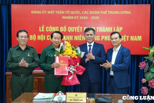 Đồng chí Thân Đức Nam được chỉ định giữ chức Bí thư Chi bộ Hội Cựu Thanh niên xung phong Việt Nam