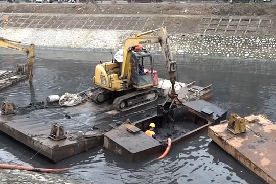 Hà Nội đưa nước sông Hồng về sông Tô Lịch theo đường Võ Chí Công trước 20/8