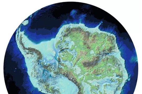 Bản đồ mới tiết lộ hình ảnh Nam Cực nếu không có băng