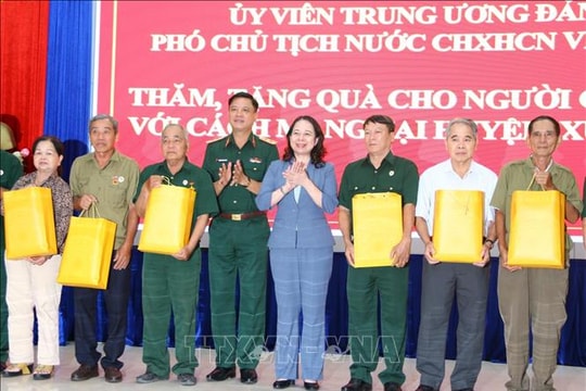 Phó Chủ tịch nước Võ Thị Ánh Xuân làm việc tại tỉnh Đồng Nai