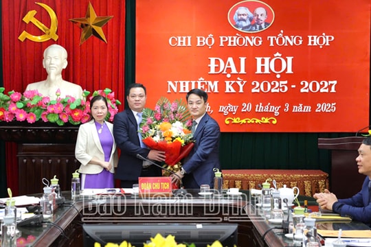 Nam Định: 3.851 chi bộ trực thuộc đảng ủy cơ sở hoàn thành đại hội nhiệm kỳ 2025-2027
