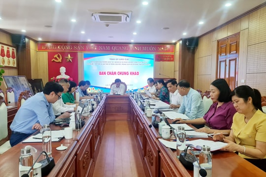 Lào Cai tổ chức chấm chung khảo Giải thưởng về tư tưởng Hồ Chí Minh