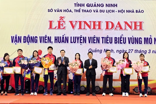 Vinh danh vận động viên, huấn luyện viên tiêu biểu Vùng mỏ năm 2024