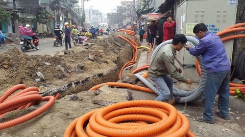 Hà Nội bổ sung hạ ngầm điện lực kết hợp cải tạo vỉa hè tại hàng loạt tuyến phố