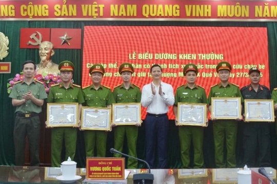 Bắc Ninh khen thưởng các tập thể, cá nhân trong vụ giải cứu cháu bé 9 tuổi bị bắt làm con tin
