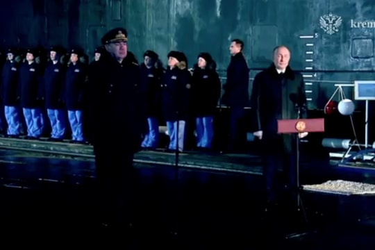 Nga hạ thủy tàu ngầm chạy bằng năng lượng hạt nhân