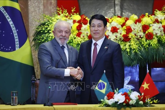 Tuyên bố chung Việt Nam - Brazil nhân chuyến thăm cấp Nhà nước đến Việt Nam của Tổng thống Brazil