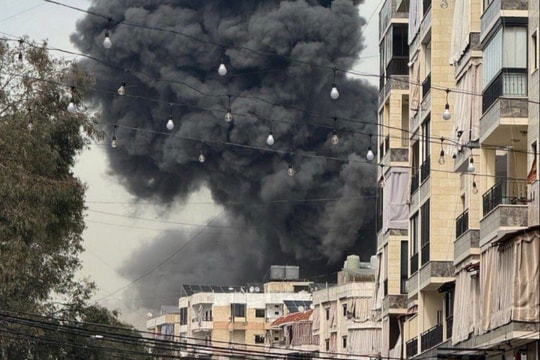 Israel lần đầu không kích vào ngoại ô Beirut kể từ sau lệnh ngừng bắn