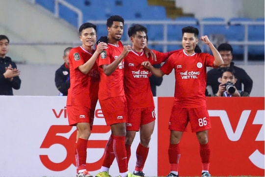 Đánh bại HAGL, Thể Công Viettel vào bán kết Cúp Quốc gia 2024/25