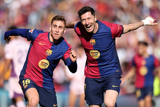 Lewandowski toả sáng, Barca giành chiến thắng kịch tính trước Girona