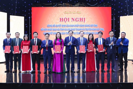 Ông Nghiêm Sỹ Đống được bổ nhiệm giữ chức vụ Tổng Biên tập Báo Hà Tĩnh sau hợp nhất