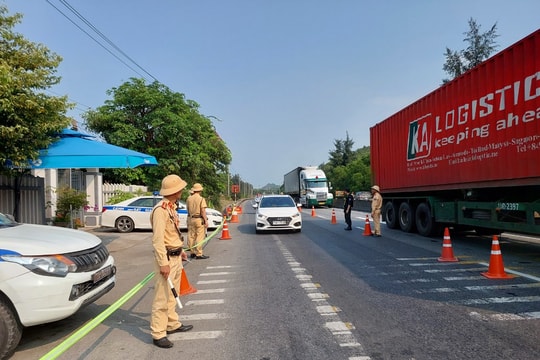 Công an tỉnh Quảng Bình mở đợt cao điểm bảo đảm an toàn giao thông từ 1/4