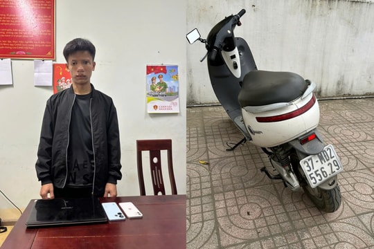 Nghệ An: Bắt giữ đối tượng nghiện game, trộm cắp tài sản