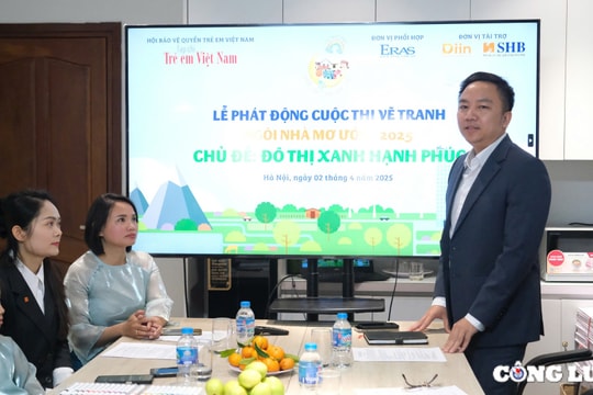 Phát động cuộc thi vẽ tranh 'Ngôi nhà mơ ước' 2025