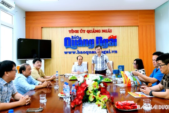 Trao đổi nghiệp vụ giữa Báo Hải Dương và Báo Quảng Ngãi
