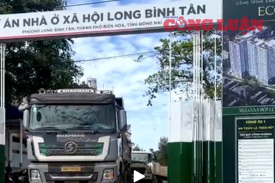 Đồng Nai: Phát lộ vụ vận chuyển đất trái phép từ dự án nhà ở xã hội Long Bình Tân
