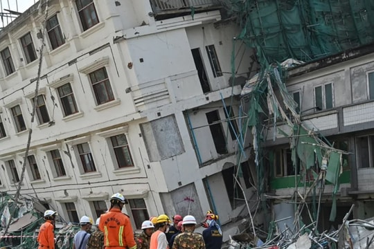 Các tòa nhà ở Myanmar tiếp tục sụp đổ 5 ngày sau trận động đất