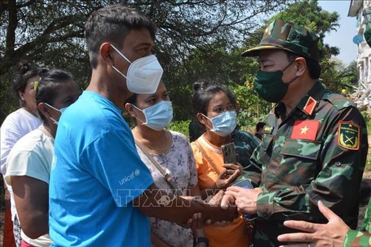 Cứu trợ thảm họa tại Myanmar: Cảm kích Việt Nam