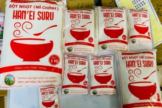 Một công ty kinh doanh bột ngọt bị tạm dừng lưu thông hàng hóa 