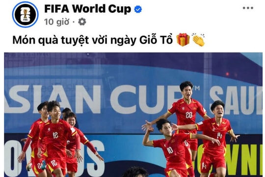 U17 Việt Nam nhận lời chúc mừng đặc biệt từ FIFA