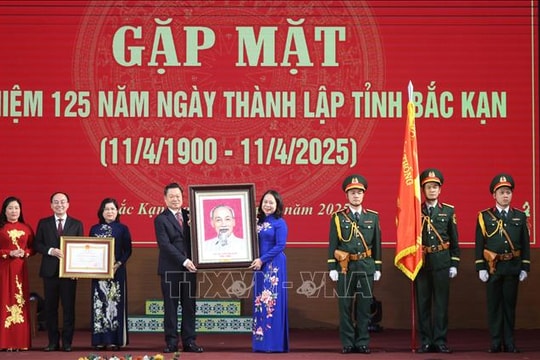 Phó Chủ tịch nước dự kỷ niệm 125 năm ngày thành lập tỉnh Bắc Kạn