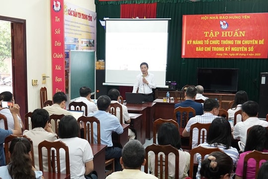 Trang bị kỹ năng tổ chức thông tin chuyên đề báo chí trong kỷ nguyên số
