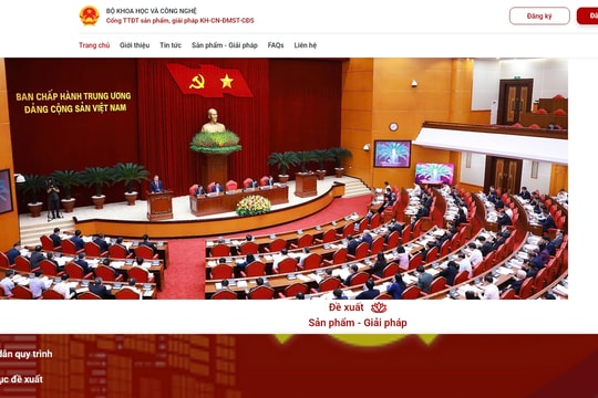 Khai trương Cổng Thông tin điện tử sản phẩm đổi mới sáng tạo, chuyển đổi số
