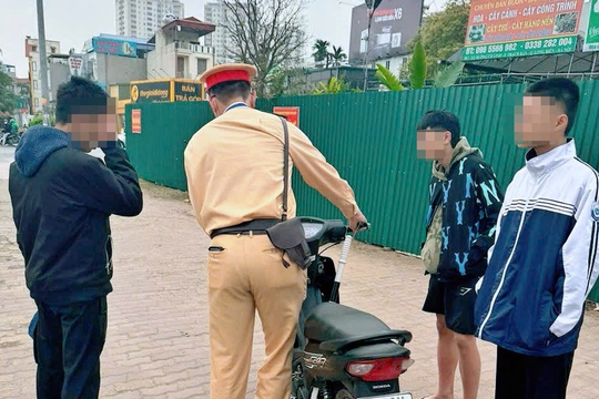 Tạo sự răn đe, nâng cao ý thức tham gia giao thông lứa tuổi học sinh